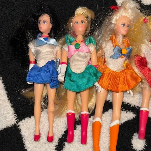 Vintage 90s Sailor Moon Dolls Set - Picture 3 of 11